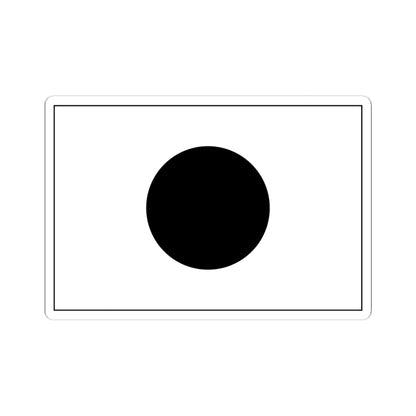 Flag of Japan monocrome (Japan) STICKER Vinyl Kiss-Cut Decal