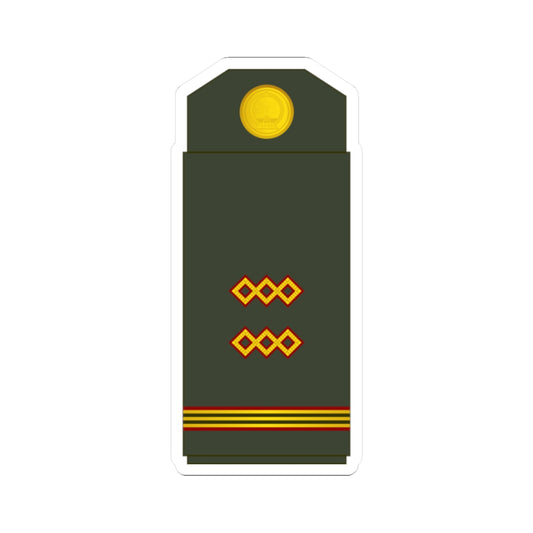 06 Mongolian Army 2SG (Mongolia) (Military Rank) STICKER Vinyl Kiss-Cut Decal