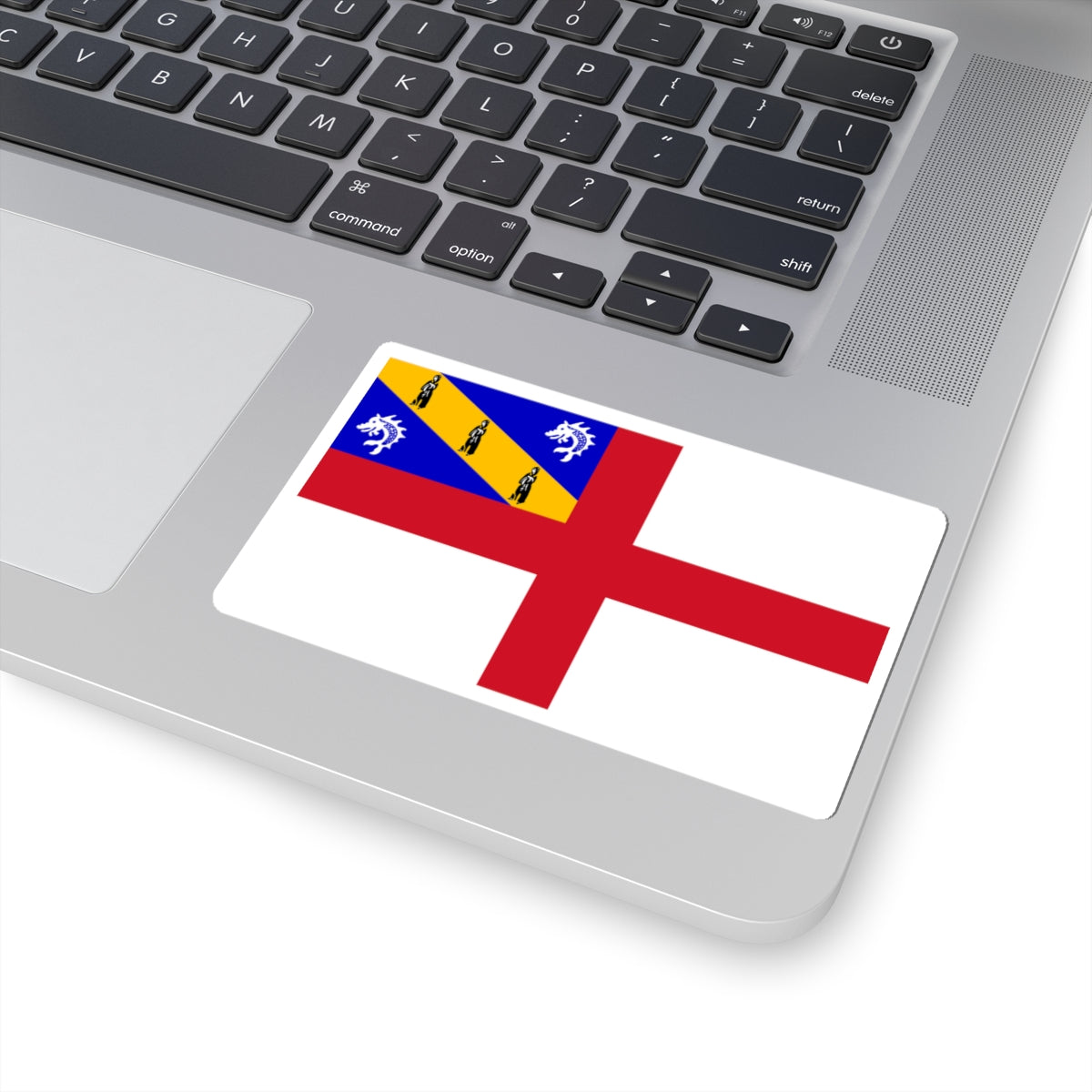 Flag of Herm (United Kingdom) STICKER Vinyl Kiss-Cut Decal