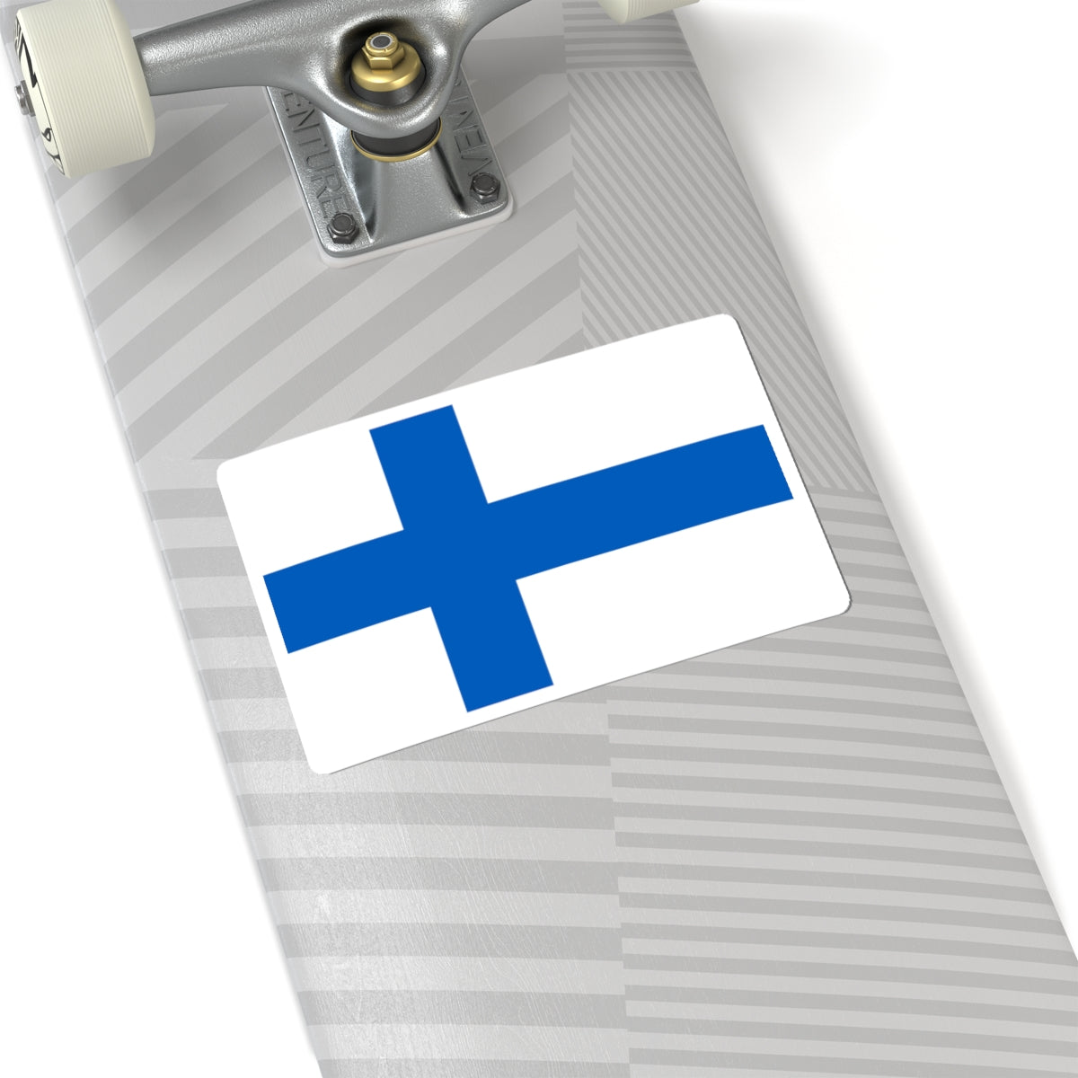 Flag of Finland 1918-1920 (Finland)_1 STICKER Vinyl Kiss-Cut Decal