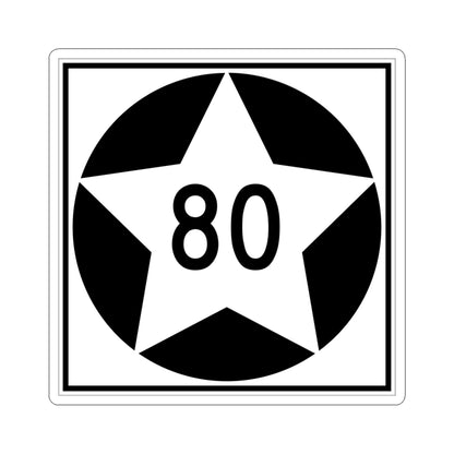 MN-80 1934 (Minnesota) (Road Sign) STICKER Vinyl Kiss-Cut Decal