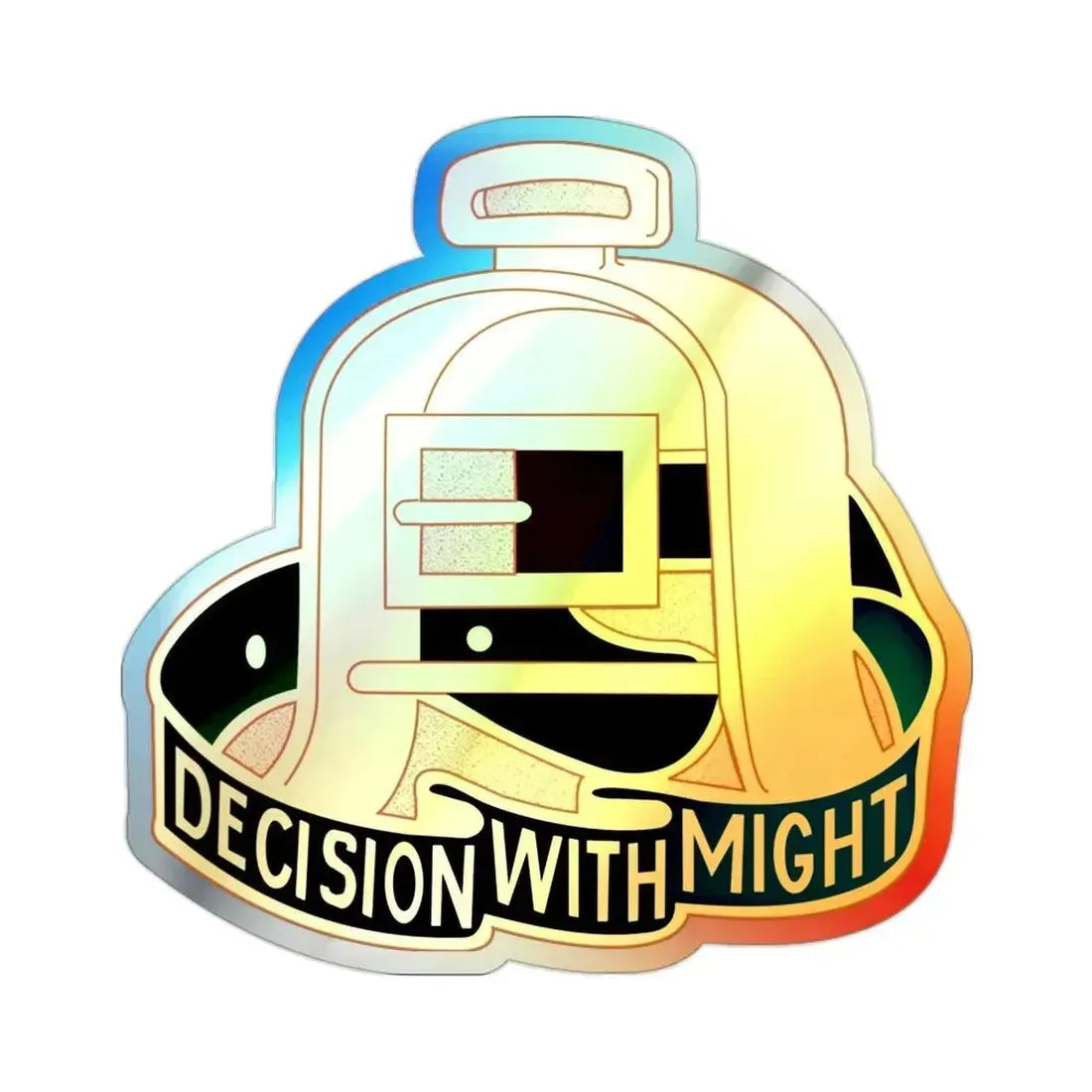 237 Cavalry Regiment (U.S. Army) Holographic STICKER Die-Cut Vinyl Decal 2 Inch Holographic - The Sticker Space