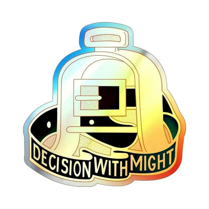 237 Cavalry Regiment (U.S. Army) Holographic STICKER Die-Cut Vinyl Decal 5 Inch Holographic - The Sticker Space