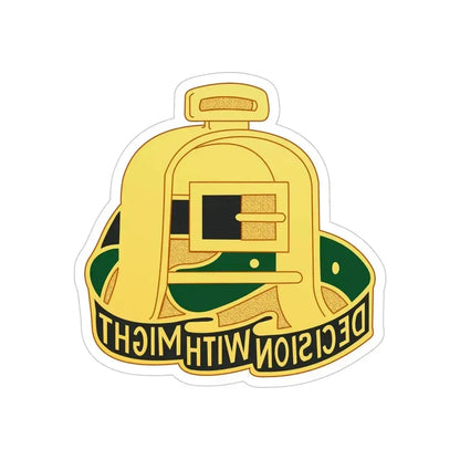 237 Cavalry Regiment (U.S. Army) REVERSE PRINT Transparent Die-Cut STICKER 6 Inch Die-Cut Transparent - The Sticker Space