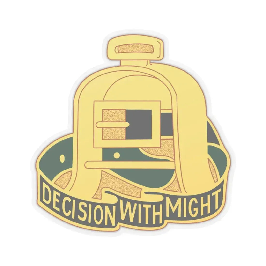 237 Cavalry Regiment (U.S. Army) STICKER Vinyl Kiss-Cut Decal 3 Inch Transparent - The Sticker Space