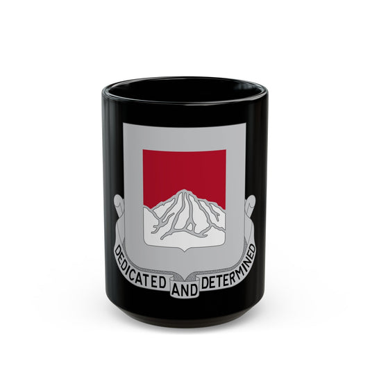 237 Engineer Battalion (U.S. Army) Black Coffee Mug-15oz-The Sticker Space