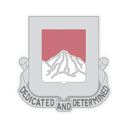 237 Engineer Battalion (U.S. Army) STICKER Vinyl Kiss-Cut Decal 2 Inch Transparent - The Sticker Space