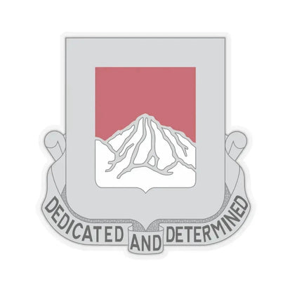 237 Engineer Battalion (U.S. Army) STICKER Vinyl Kiss-Cut Decal 3 Inch Transparent - The Sticker Space