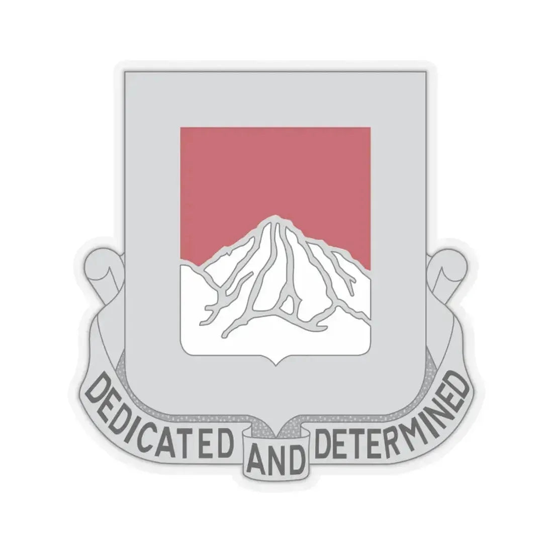 237 Engineer Battalion (U.S. Army) STICKER Vinyl Kiss-Cut Decal 6 Inch Transparent - The Sticker Space