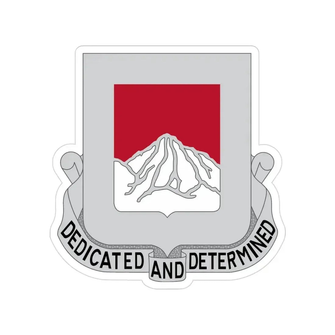 237 Engineer Battalion (U.S. Army) Transparent STICKER Die-Cut Vinyl Decal 3 Inch - The Sticker Space