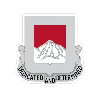 237 Engineer Battalion (U.S. Army) Transparent STICKER Die-Cut Vinyl Decal 3 Inch - The Sticker Space