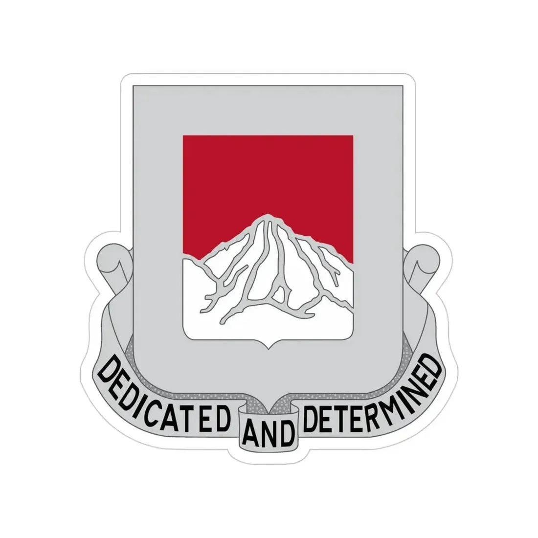 237 Engineer Battalion (U.S. Army) Transparent STICKER Die-Cut Vinyl Decal 4 Inch - The Sticker Space
