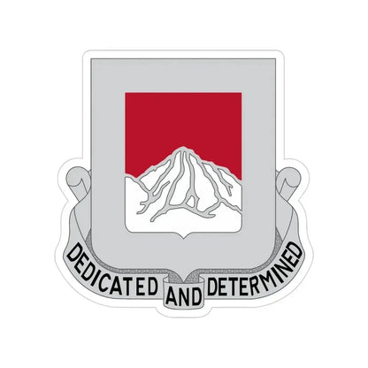 237 Engineer Battalion (U.S. Army) Transparent STICKER Die-Cut Vinyl Decal 4 Inch - The Sticker Space