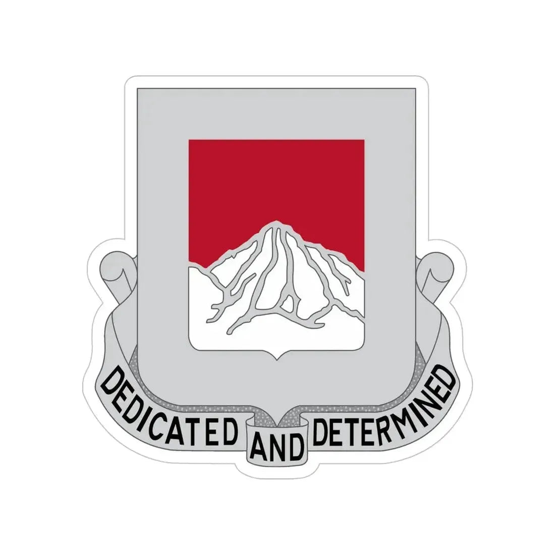 237 Engineer Battalion (U.S. Army) Transparent STICKER Die-Cut Vinyl Decal 6 Inch - The Sticker Space