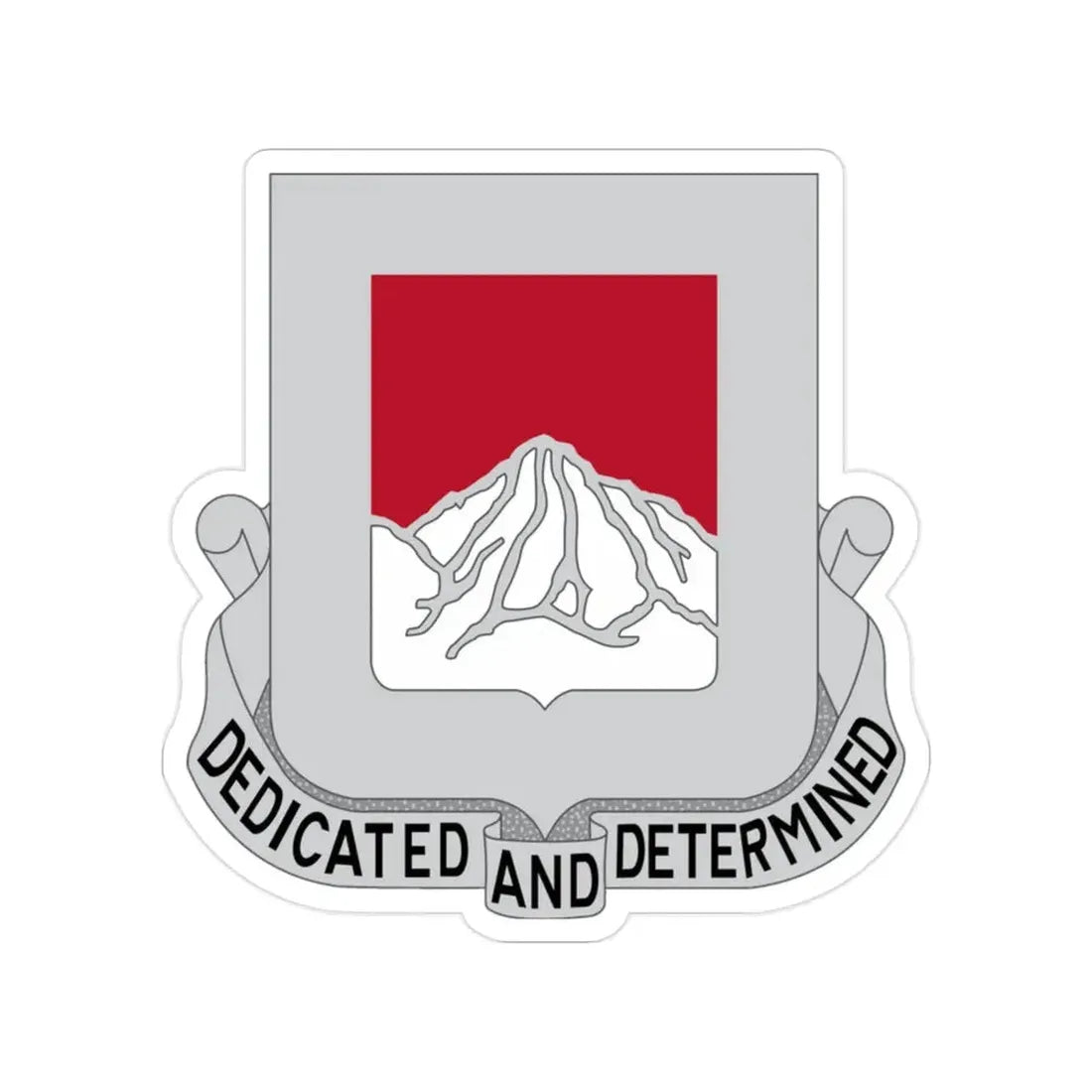 237 Engineer Battalion (U.S. Army) Transparent STICKER Die-Cut Vinyl Decal - The Sticker Space