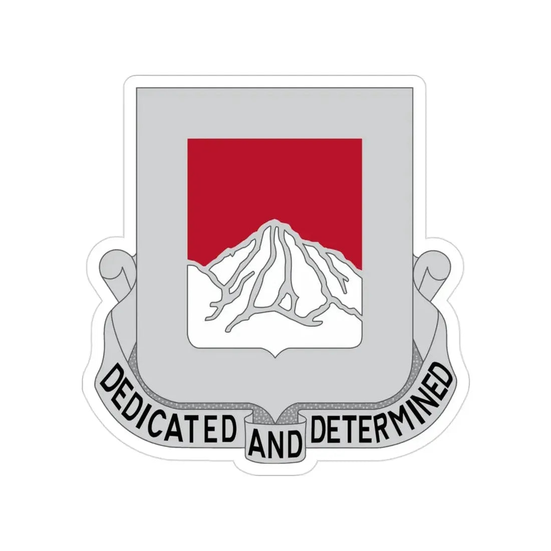 237 Engineer Battalion (U.S. Army) Transparent STICKER Die-Cut Vinyl Decal - The Sticker Space