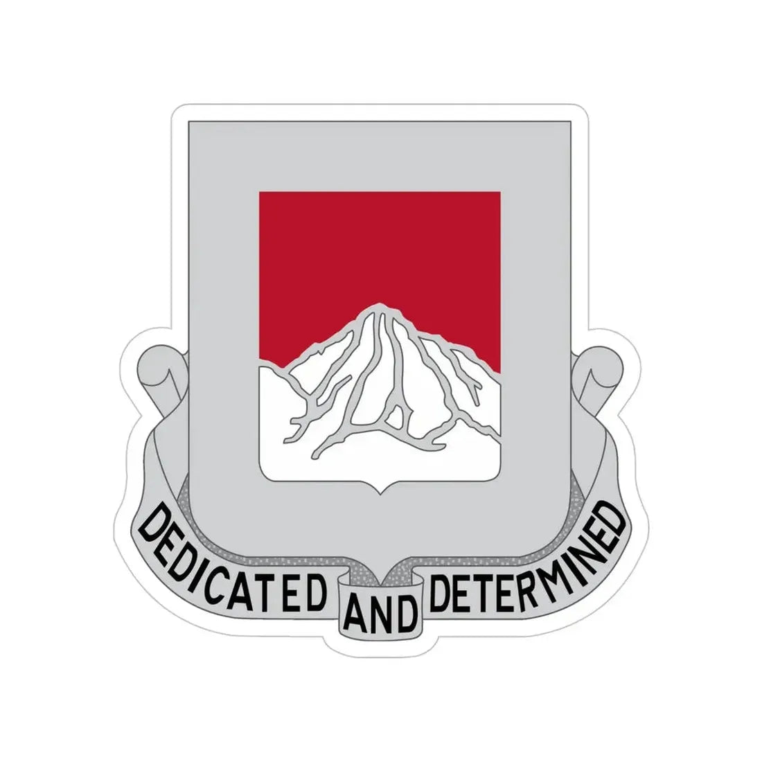 237 Engineer Battalion (U.S. Army) Transparent STICKER Die-Cut Vinyl Decal - The Sticker Space