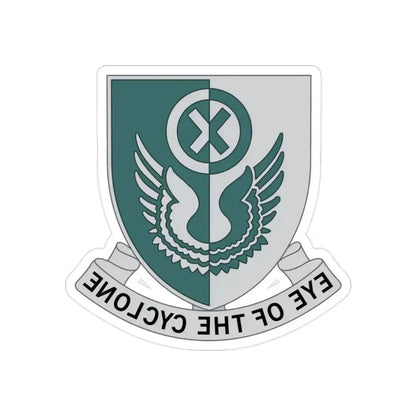 238 Aviation Regiment (U.S. Army) REVERSE PRINT Transparent Die-Cut STICKER 2 Inch Die-Cut Transparent - The Sticker Space