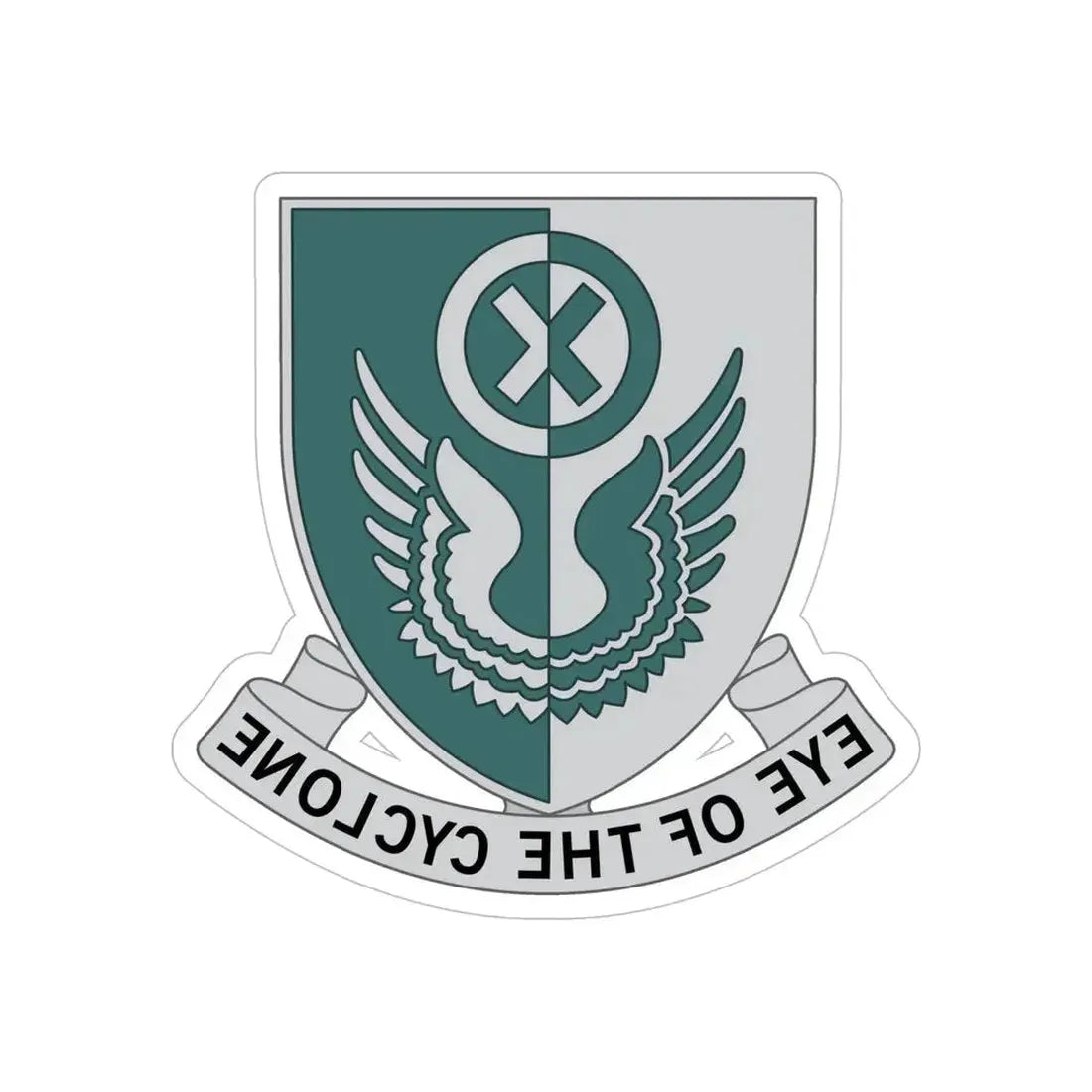 238 Aviation Regiment (U.S. Army) REVERSE PRINT Transparent Die-Cut STICKER - The Sticker Space