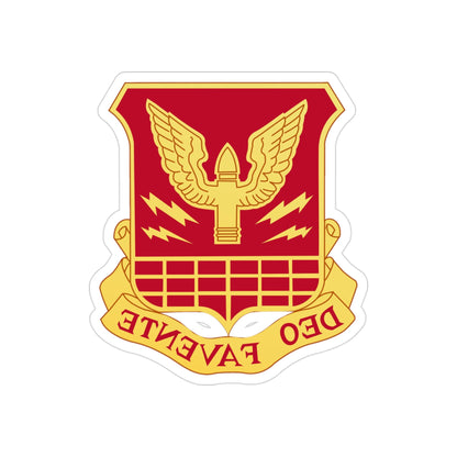 238 Cavalry Regiment (U.S. Army) REVERSE PRINT Transparent STICKER-3" × 3"-The Sticker Space