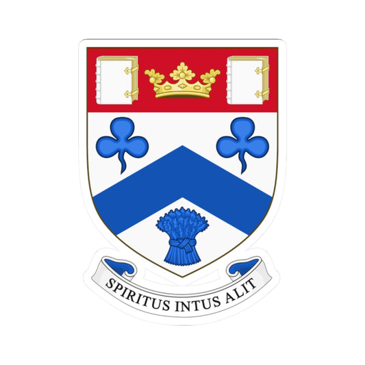 Arms of Clifton College (England) (Coat of Arms) STICKER Vinyl Kiss-Cut Decal