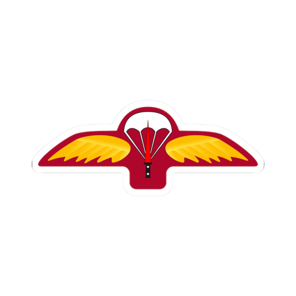 Bangladesh Army Para Commando sign (Bangladesh) (Coat of Arms) STICKER Vinyl Kiss-Cut Decal