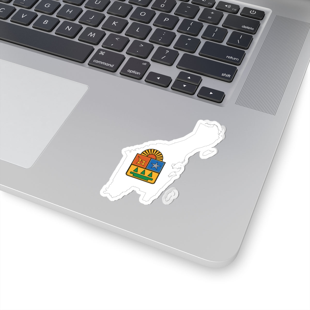 Flag-map of Quintana Roo Mexico (Mexico) STICKER Vinyl Kiss-Cut Decal