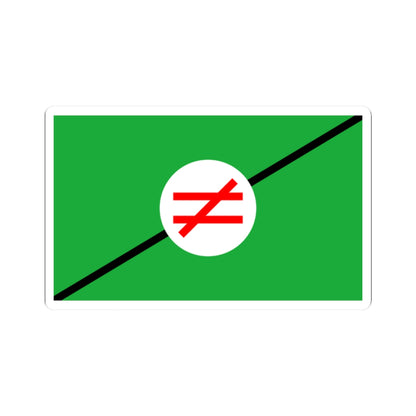 Flag of Pan-Iranist-Party (Iran) STICKER Vinyl Kiss-Cut Decal