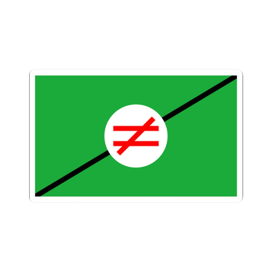 Flag of Pan-Iranist-Party (Iran) STICKER Vinyl Kiss-Cut Decal