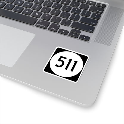 PR tertiary 511 (Puerto Rico) (Road Sign) STICKER Vinyl Kiss-Cut Decal