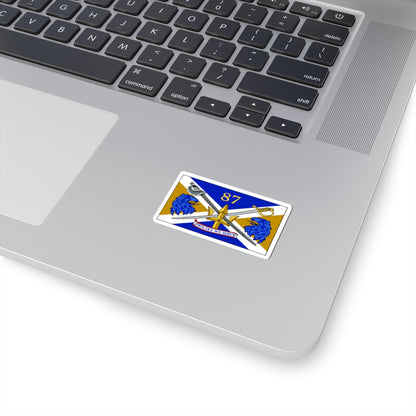 USS Mason DDG 87 Battle Flag (U.S. Navy) STICKER Vinyl Kiss-Cut Decal