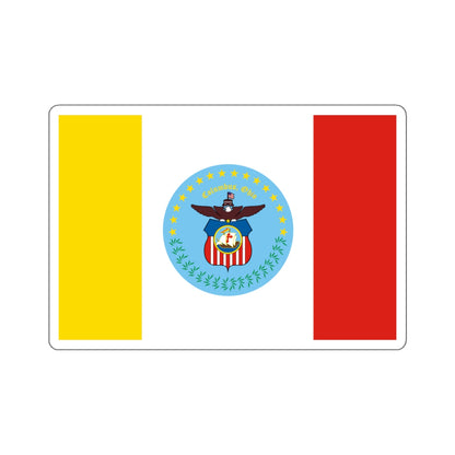 Flag of Columbus, Ohio - STICKER Vinyl Kiss-Cut Decal