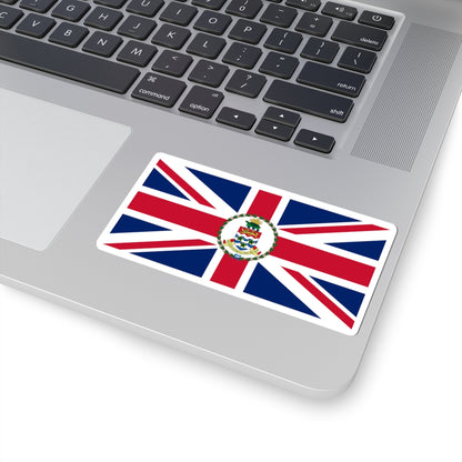 Flag of the Governor of the Cayman Islands pre-1999 (United Kingdom) STICKER Vinyl Kiss-Cut Decal