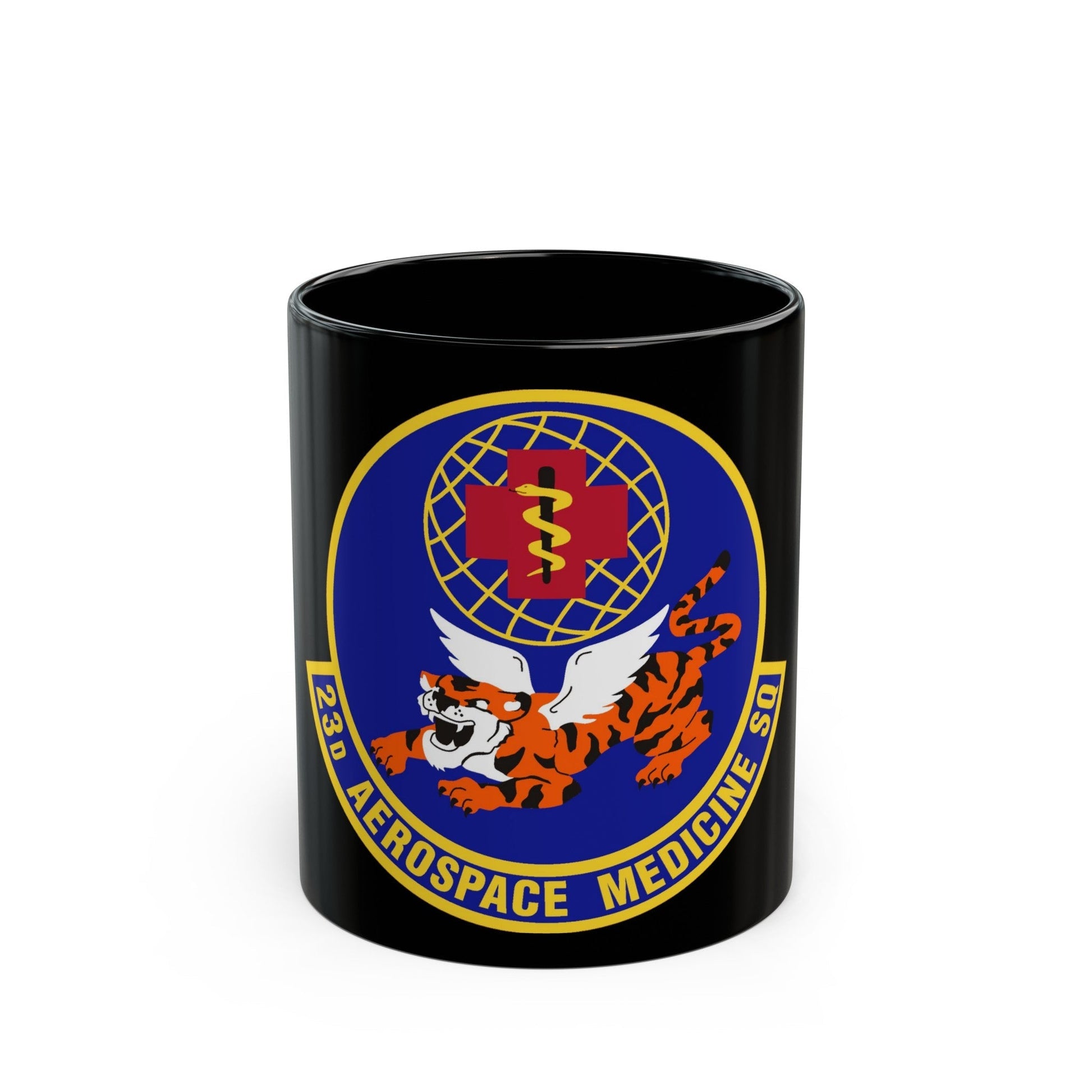 23d Aerospace Medicine Squadron (U.S. Air Force) Black Coffee Mug-11oz-The Sticker Space