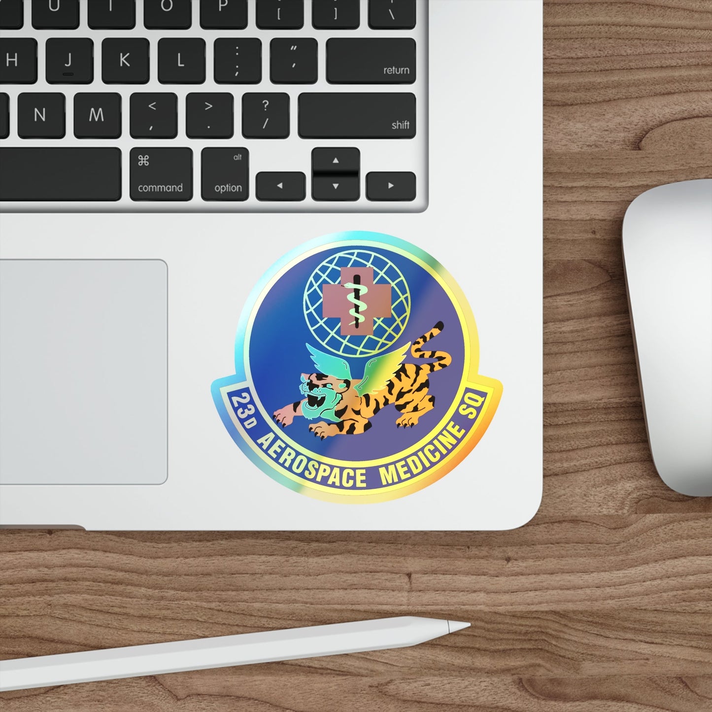 23d Aerospace Medicine Squadron (U.S. Air Force) Holographic STICKER Die-Cut Vinyl Decal-The Sticker Space