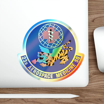 23d Aerospace Medicine Squadron (U.S. Air Force) Holographic STICKER Die-Cut Vinyl Decal-The Sticker Space