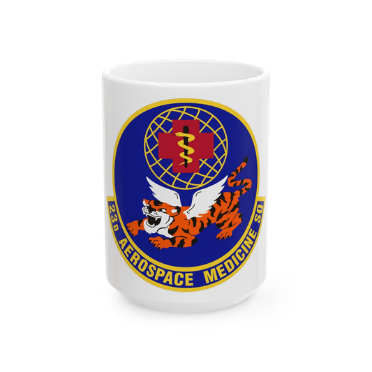 23d Aerospace Medicine Squadron (U.S. Air Force) White Coffee Mug-15oz-The Sticker Space