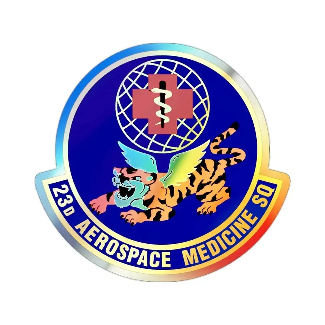 23d Aerospace Medicine Squadron (U.S. Air Force) Holographic STICKER Die-Cut Vinyl Decal - The Sticker Space
