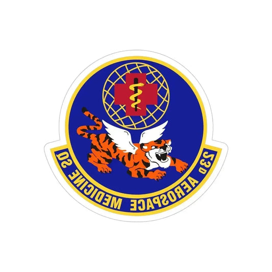 23d Aerospace Medicine Squadron (U.S. Air Force) REVERSE PRINT Transparent Die-Cut STICKER 6 Inch Die-Cut Transparent - The Sticker Space
