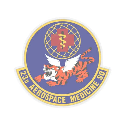 23d Aerospace Medicine Squadron (U.S. Air Force) STICKER Vinyl Kiss-Cut Decal 2 Inch Transparent - The Sticker Space