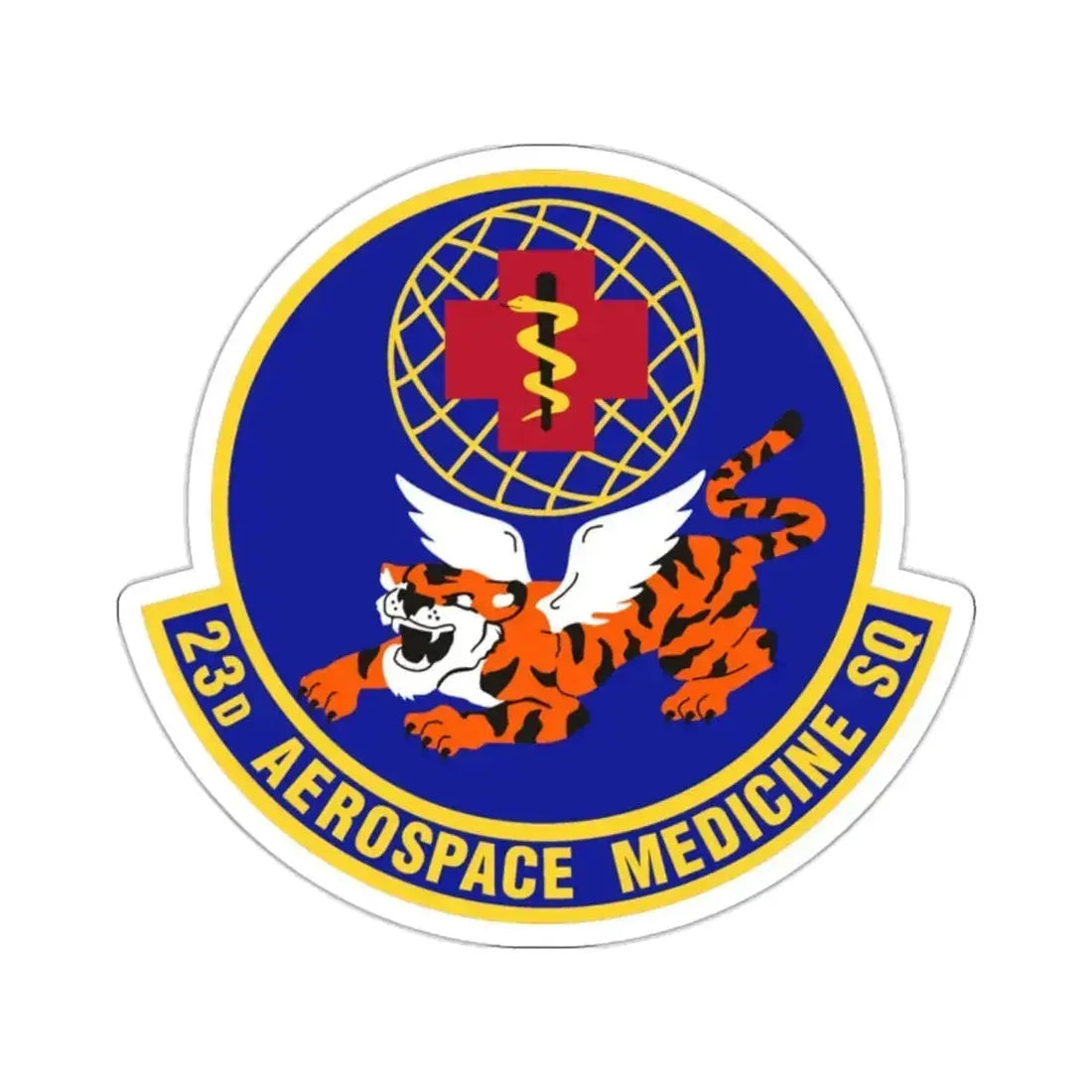 23d Aerospace Medicine Squadron (U.S. Air Force) STICKER Vinyl Kiss-Cut Decal 2 Inch White - The Sticker Space