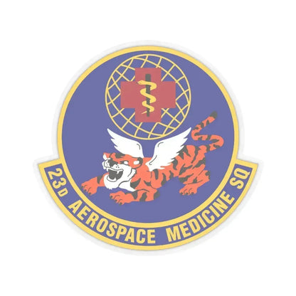 23d Aerospace Medicine Squadron (U.S. Air Force) STICKER Vinyl Kiss-Cut Decal 6 Inch Transparent - The Sticker Space