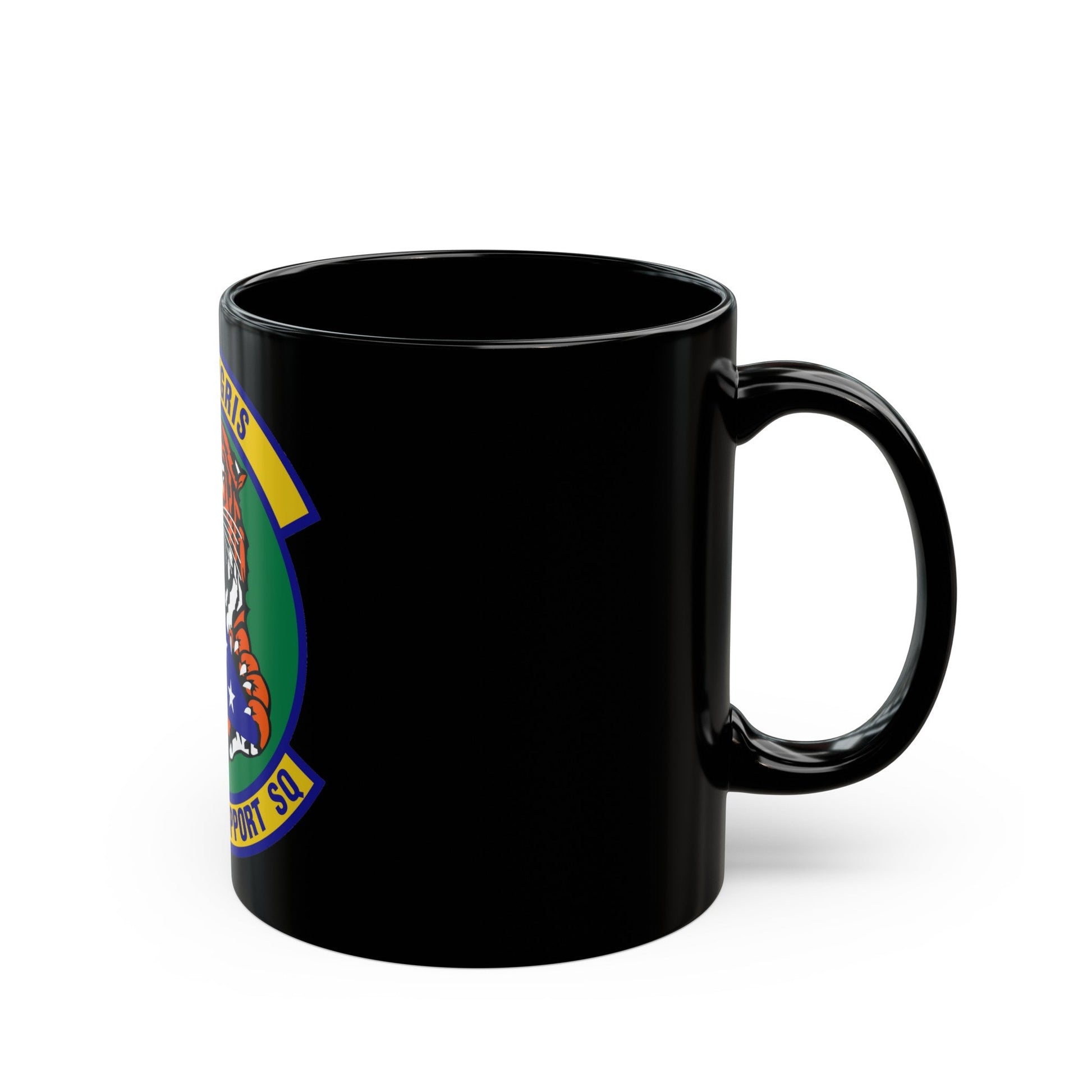 23d Force Support Squadron (U.S. Air Force) Black Coffee Mug-The Sticker Space