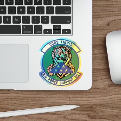 23d Force Support Squadron (U.S. Air Force) Holographic STICKER Die-Cut Vinyl Decal-The Sticker Space