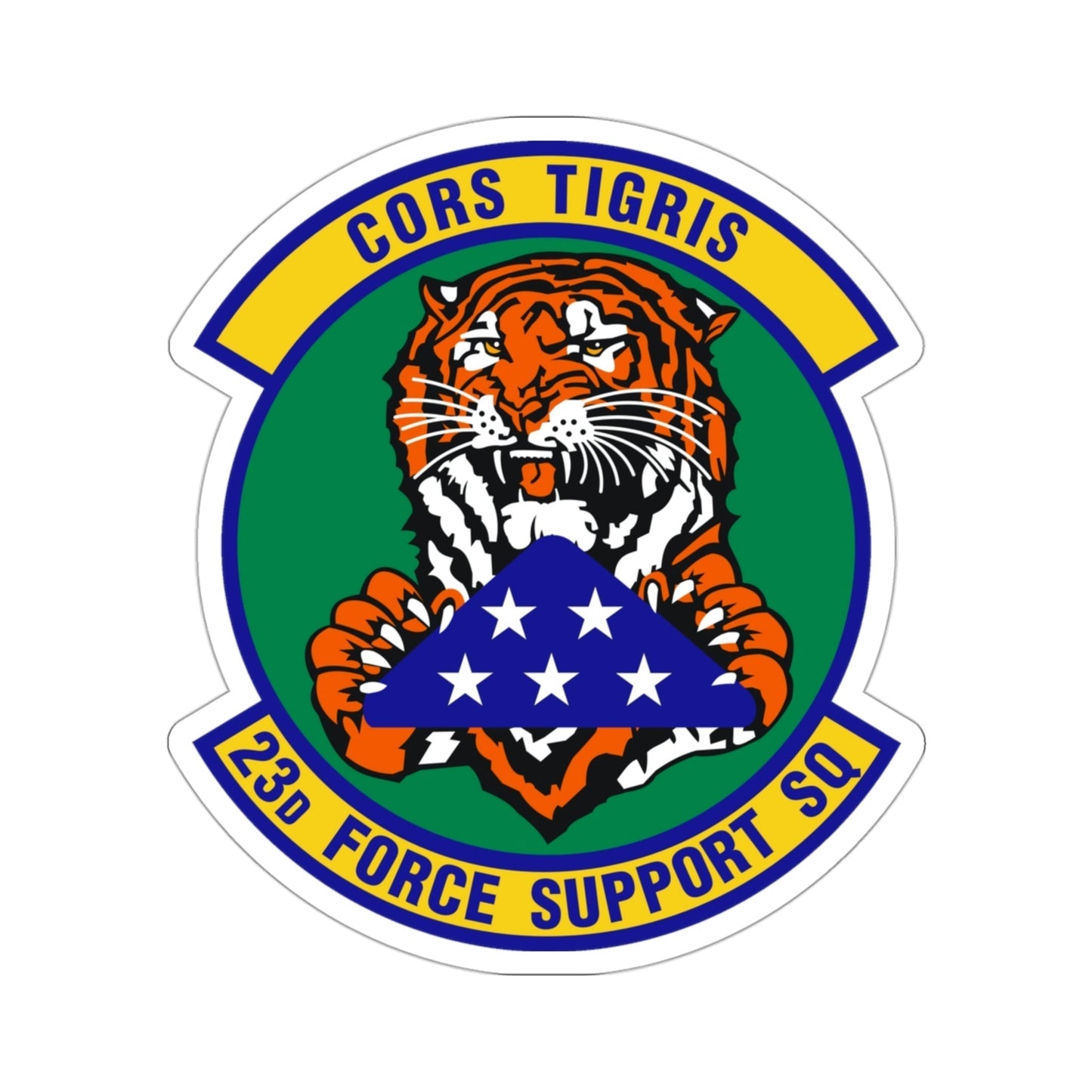 23d Force Support Squadron (U.S. Air Force) STICKER Vinyl Die-Cut Decal-3 Inch-The Sticker Space