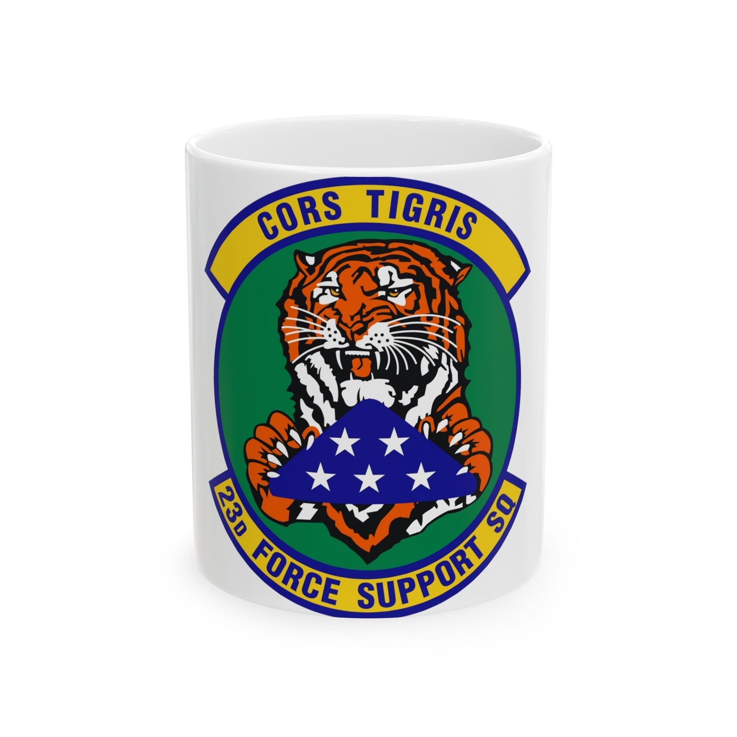 23d Force Support Squadron (U.S. Air Force) White Coffee Mug-11oz-The Sticker Space