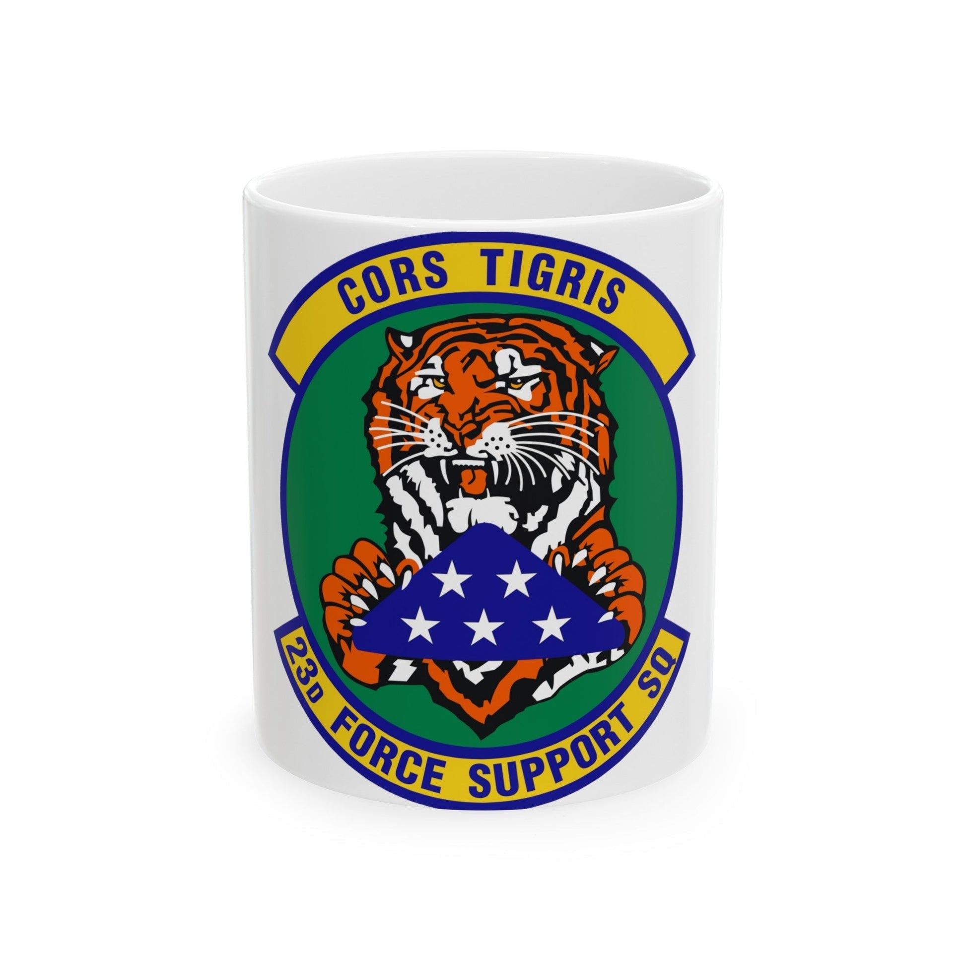 23d Force Support Squadron (U.S. Air Force) White Coffee Mug-11oz-The Sticker Space