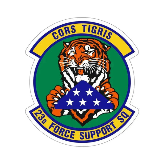 23d Force Support Squadron (U.S. Air Force) STICKER Vinyl Die-Cut Decal 6 Inch - The Sticker Space