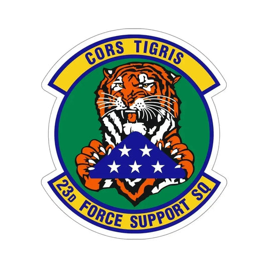 23d Force Support Squadron (U.S. Air Force) STICKER Vinyl Die-Cut Decal 6 Inch - The Sticker Space