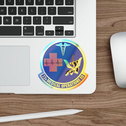 23d Medical Operations Squadron (U.S. Air Force) Holographic STICKER Die-Cut Vinyl Decal-The Sticker Space